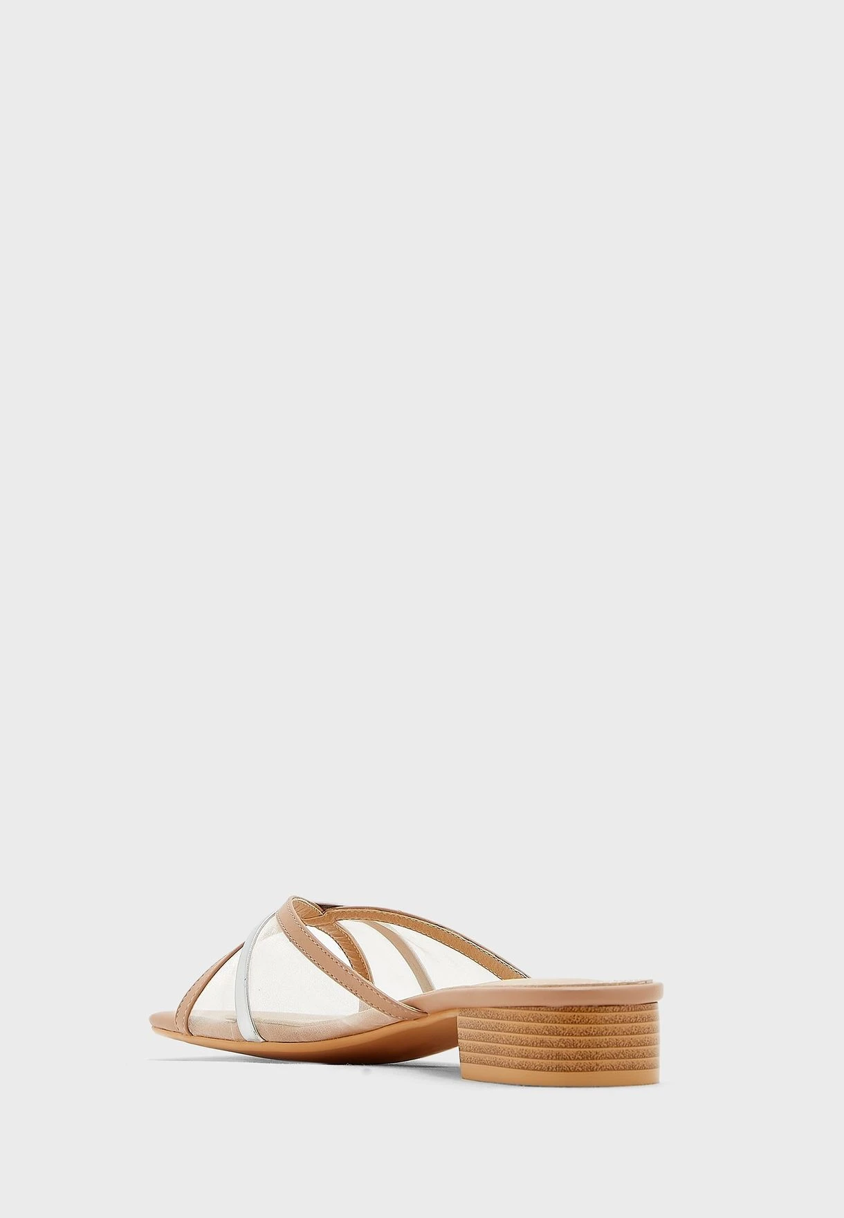 Sheer And Metallic Mule Sandal 3 Sheer And Metallic Mule Sandal - Image 3