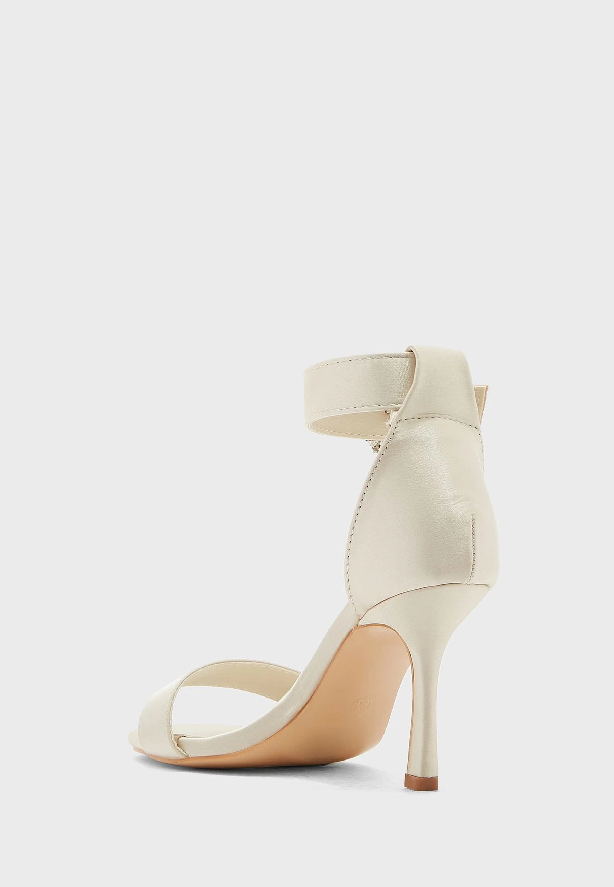 Jewelled Buckle Satin Ankle Strap Sandal 3 Jewelled Buckle Satin Ankle Strap Sandal - Image 3