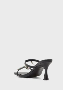 Coloured Stone Detail Flared Heel Sandal 6 Coloured Stone Detail Flared Heel Sandal -Cheap Sandal & Sneaker Store 3 zoom desktop 219