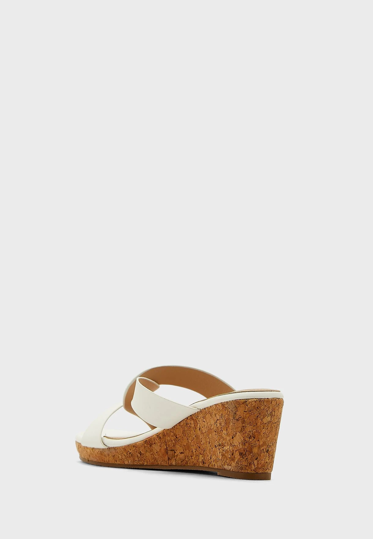 Cross Strap High Heel Wedge Sandals 3 Cross Strap High Heel Wedge Sandals - Image 3