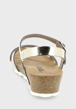 Canberra Strappy Mid Heel Wedges -Cheap Sandal & Sneaker Store 3 zoom desktop 280