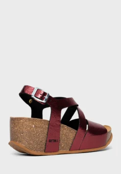 Malaga Strappy Mid Heel Wedges -Cheap Sandal & Sneaker Store 3 zoom desktop 318