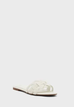 ELLA Woven Circle Detail Flat Sandal -Cheap Sandal & Sneaker Store 3 zoom desktop 356