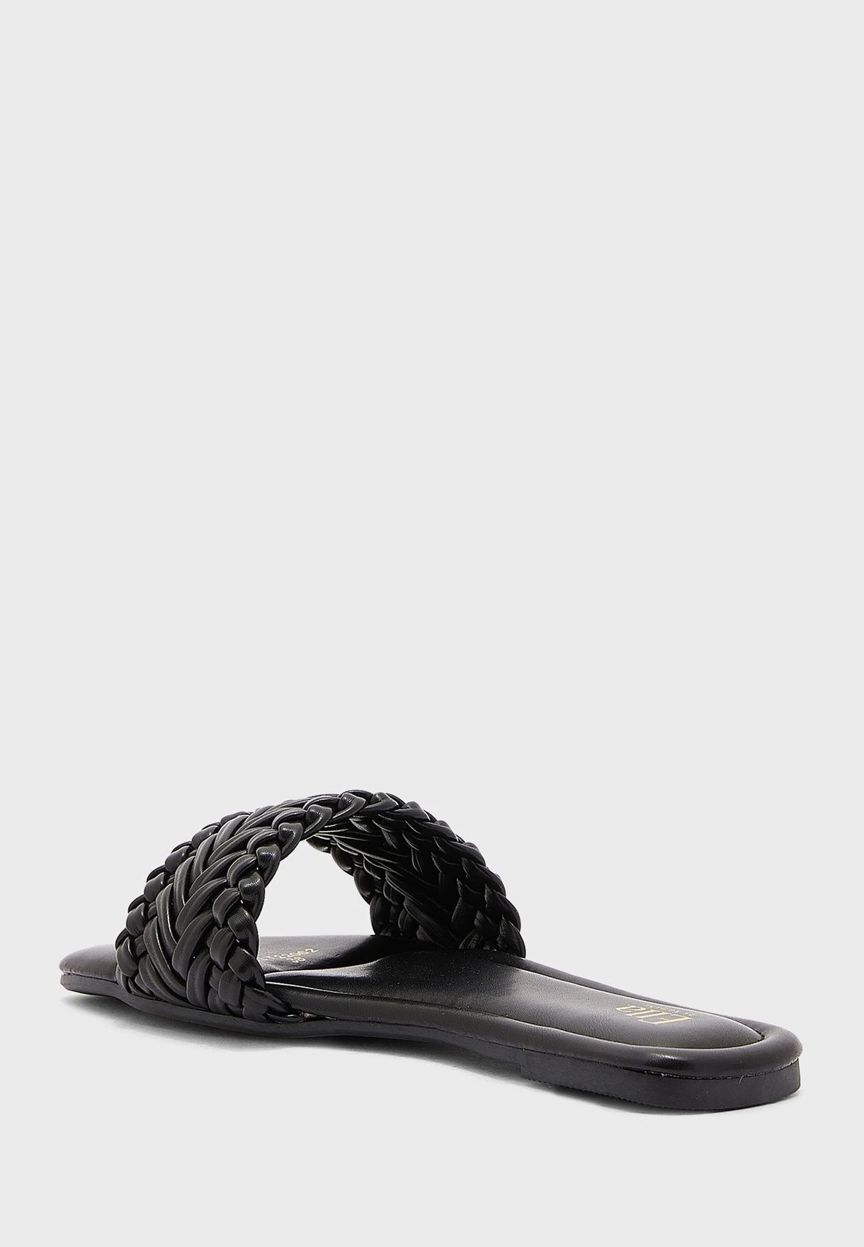 ELLA Braided Square Toe Flat Sandal 3 ELLA Braided Square Toe Flat Sandal - Image 3