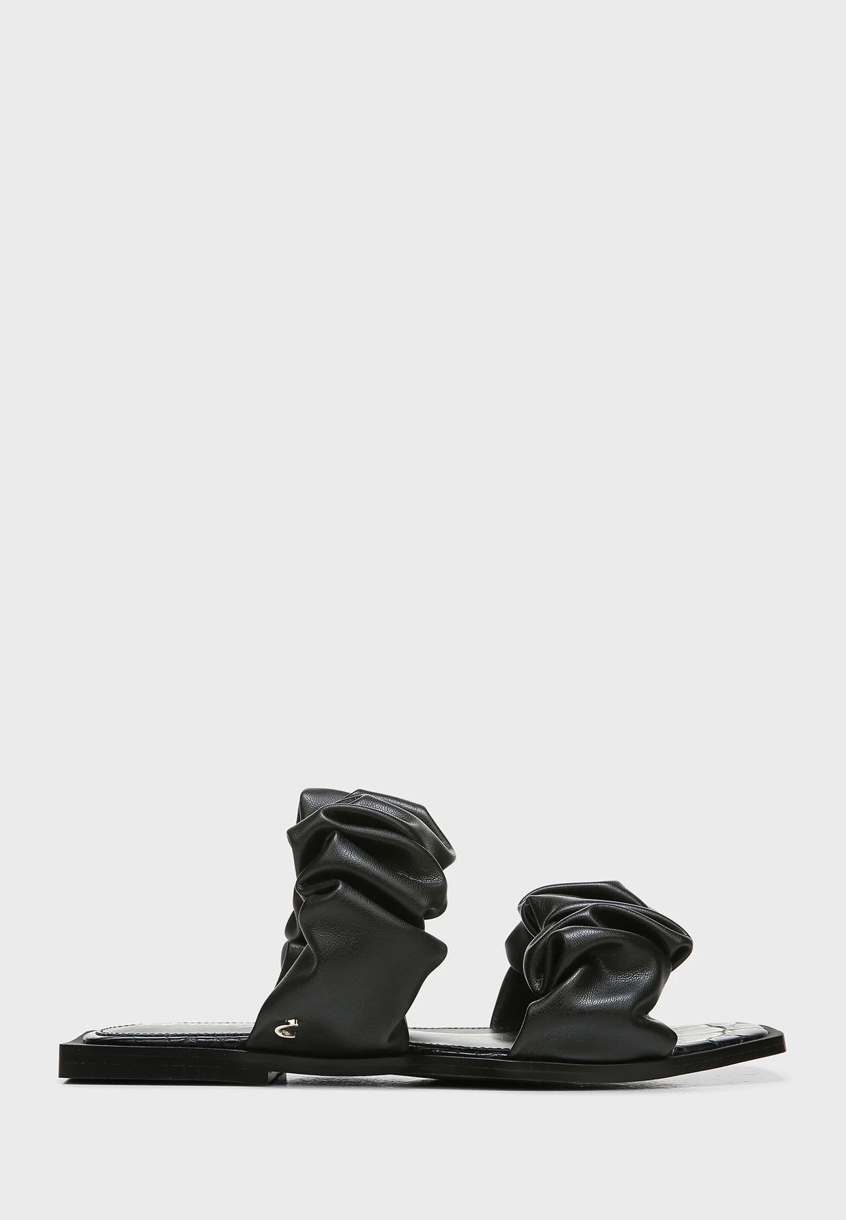 Ruched Strap Flat Sandals 3 Ruched Strap Flat Sandals - Image 3