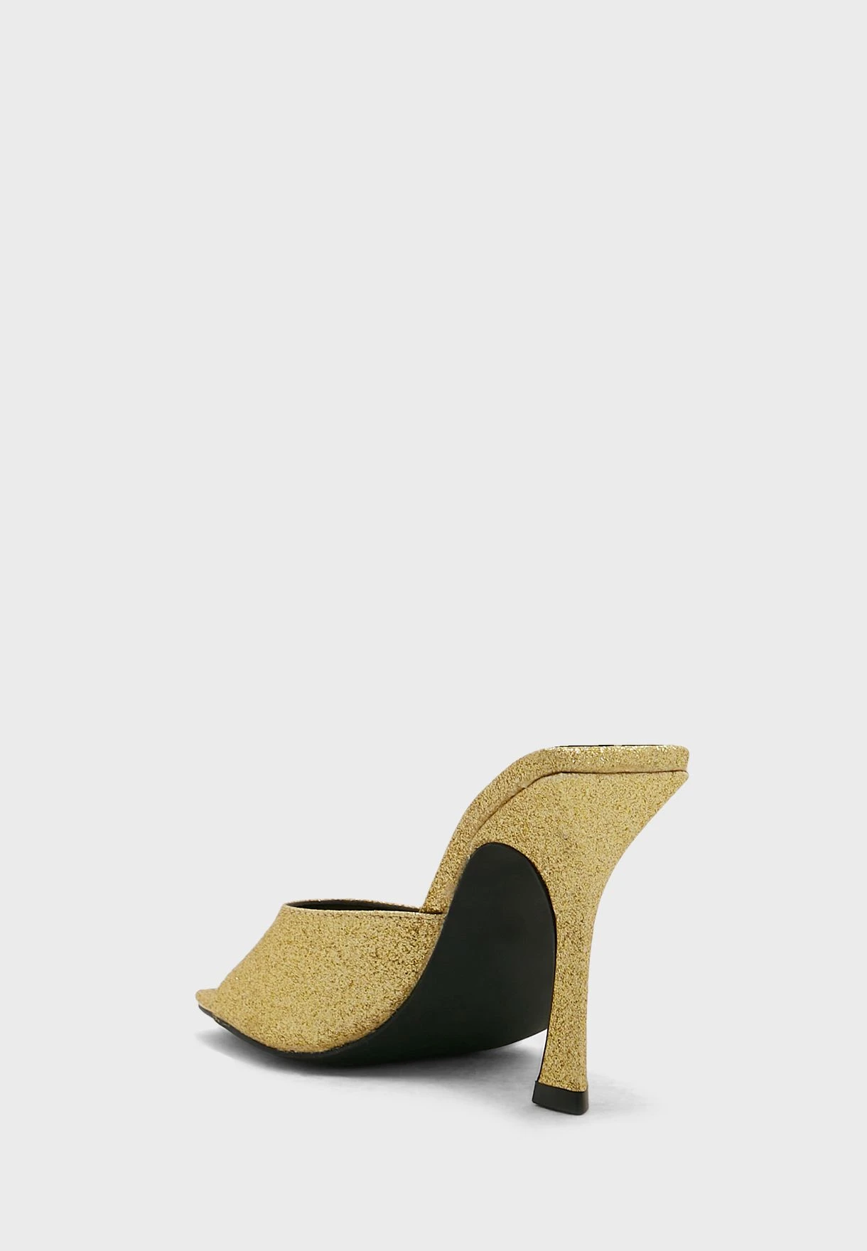 ELLA Glittery Square Front Mule Sandal 3 ELLA Glittery Square Front Mule Sandal - Image 3