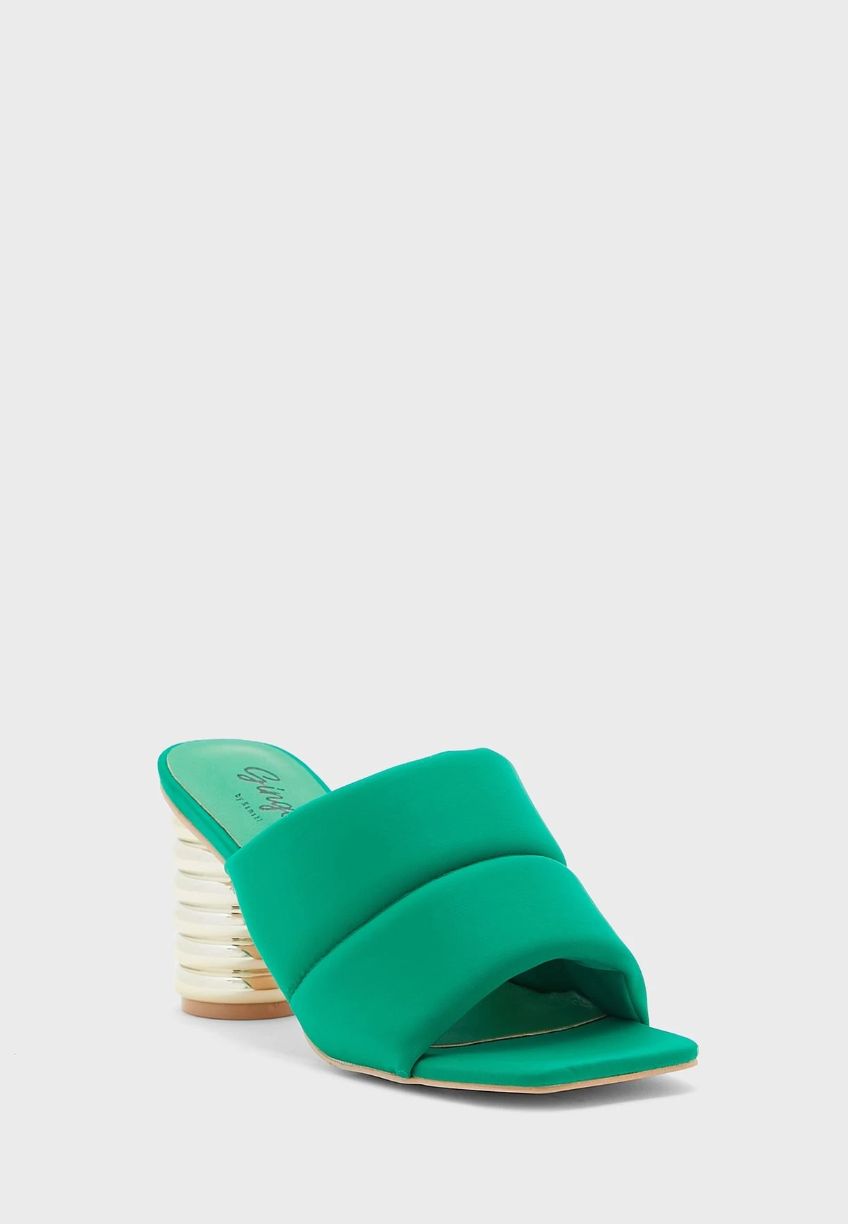 Feature Heel Mule Sandal 3 Feature Heel Mule Sandal - Image 3