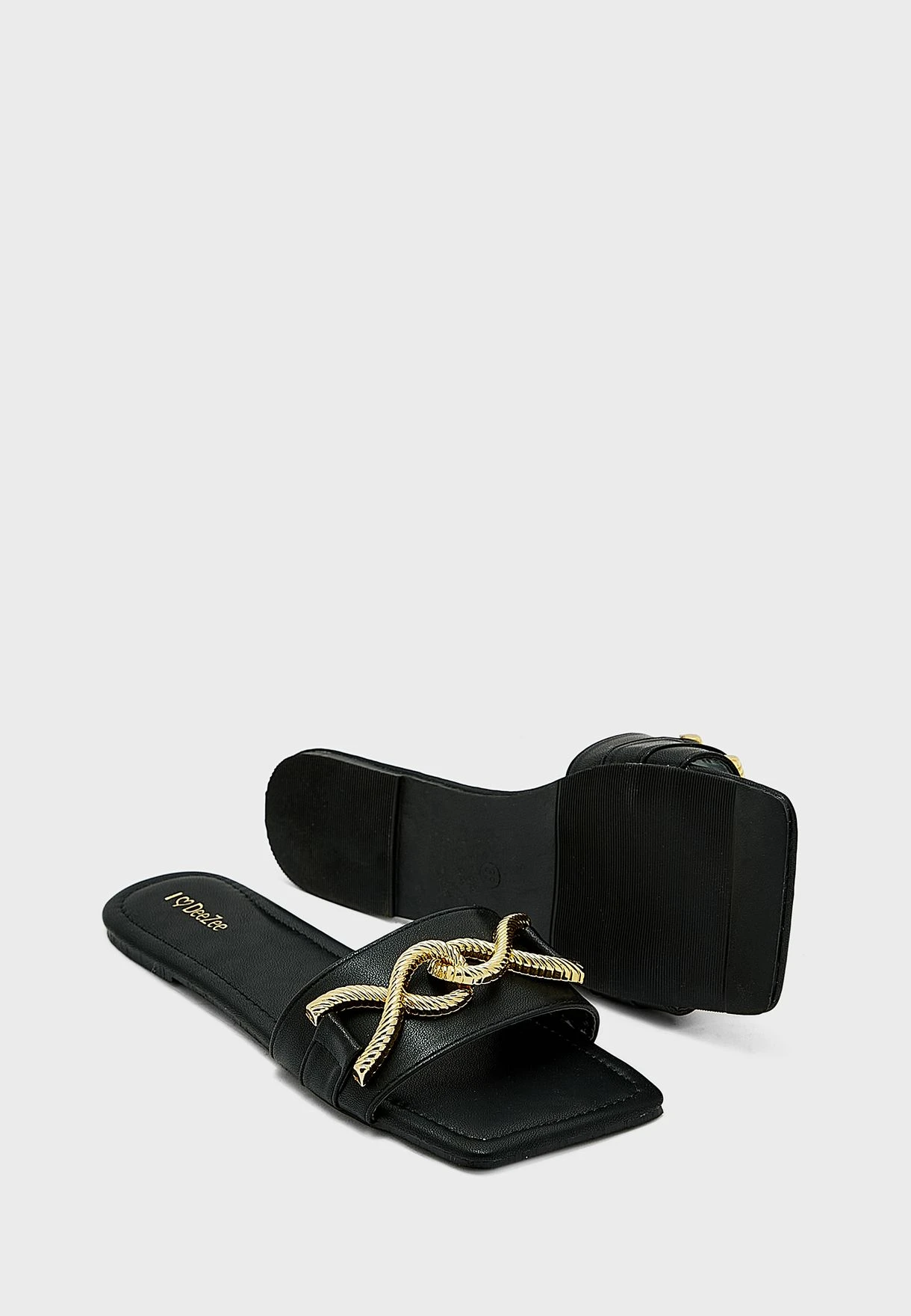 Wide Strap Flat Sandals 3 Wide Strap Flat Sandals - Image 3