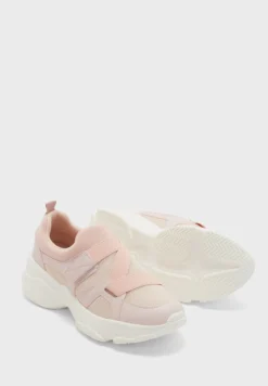 Elastic Strap Detail Colourblock Sneaker 6 Elastic Strap Detail Colourblock Sneaker -Cheap Sandal & Sneaker Store 3 zoom desktop 723