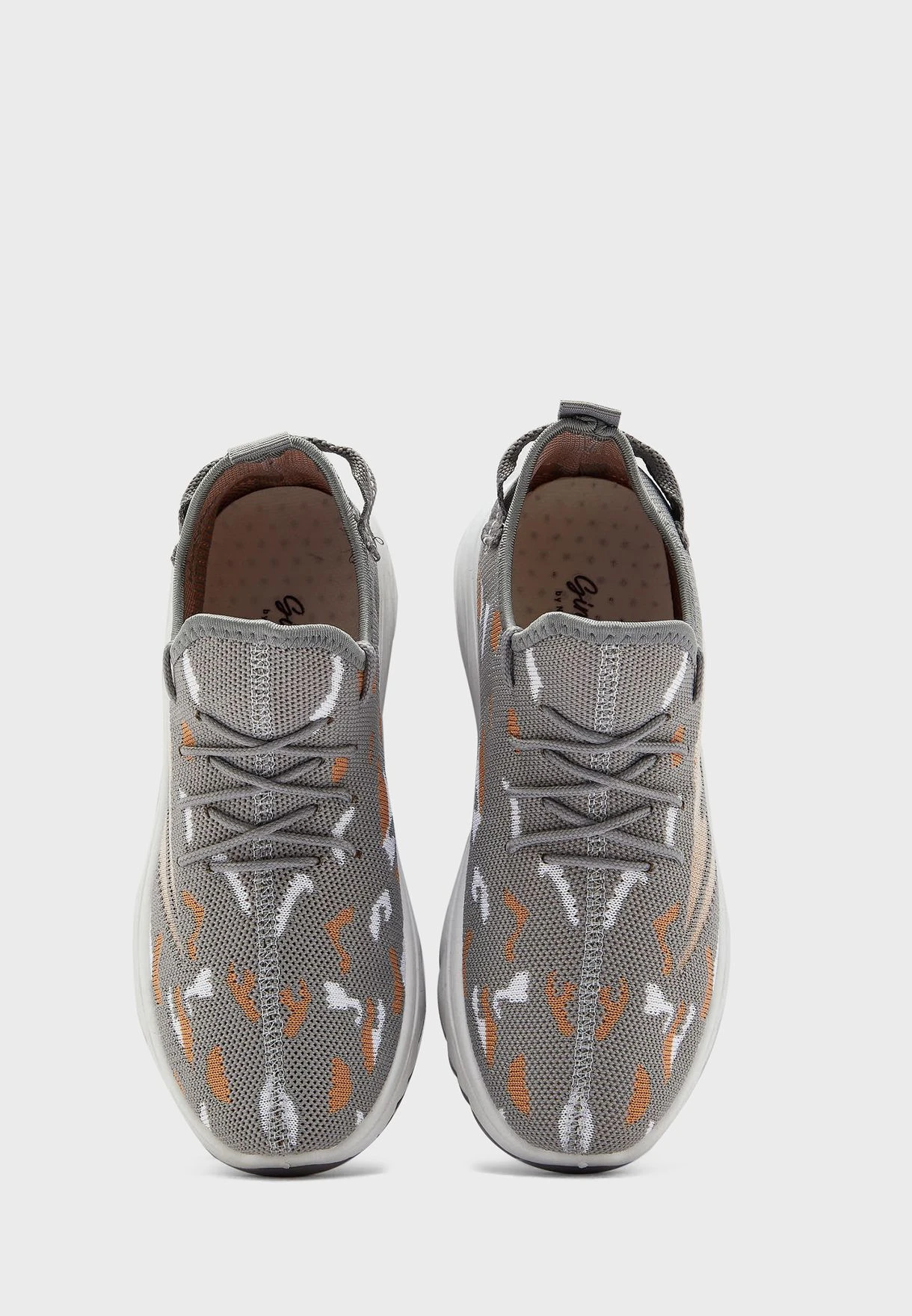 Pattern Lace Up Knit Sneaker 3 Pattern Lace Up Knit Sneaker - Image 3