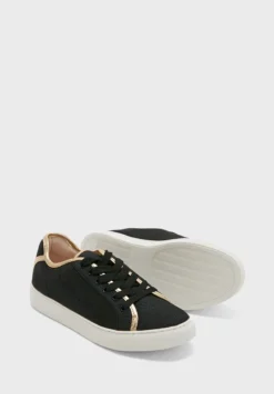 Shimmery Metalic Trim Sneaker -Cheap Sandal & Sneaker Store 3 zoom desktop 818