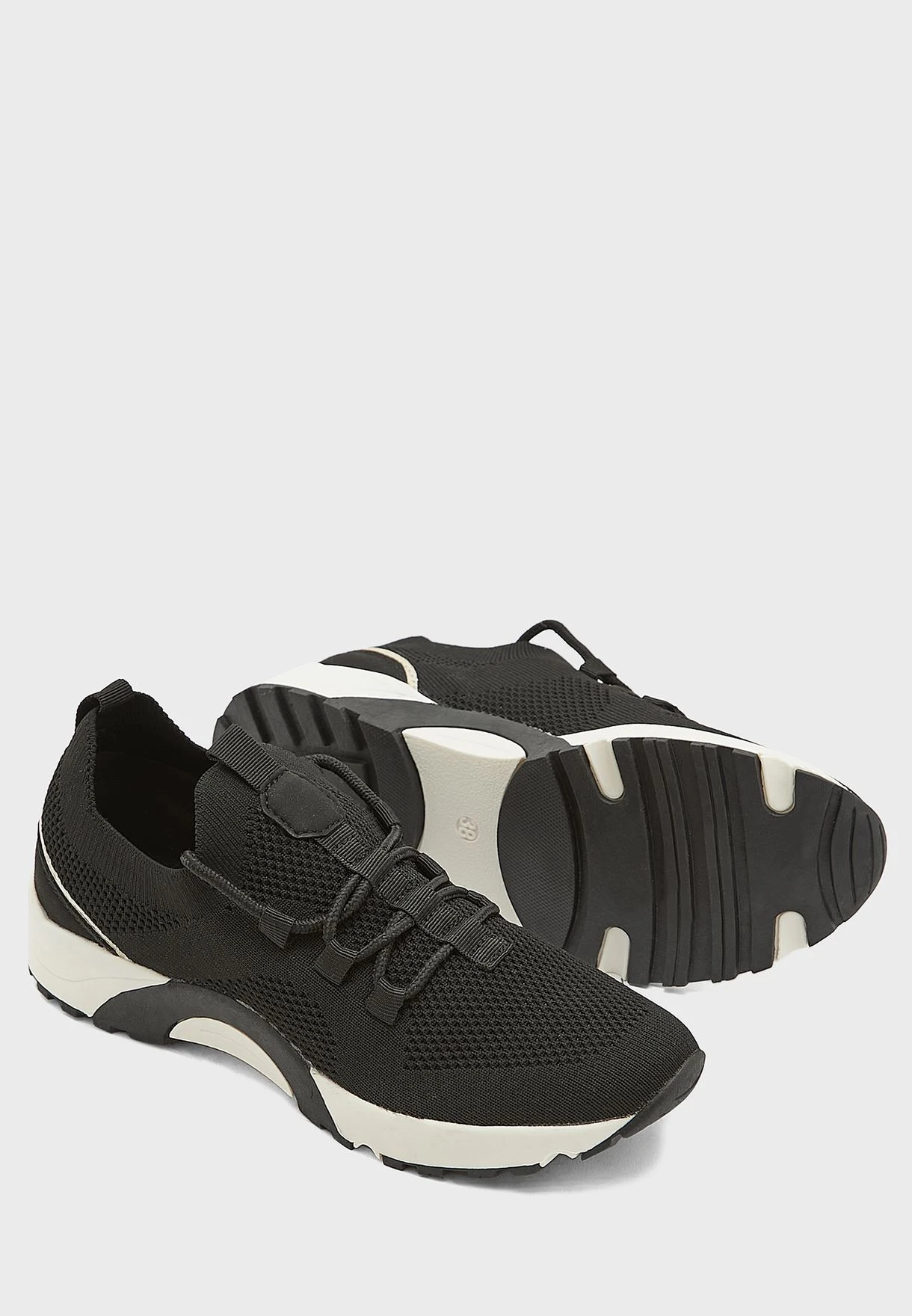 Knit Sole Detail Sneaker 3 Knit Sole Detail Sneaker - Image 3