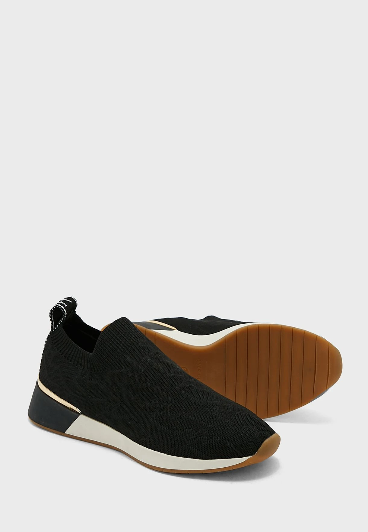 RIVER ISLAND Embossed Knitted Sneakers 3 RIVER ISLAND Embossed Knitted Sneakers - Image 3