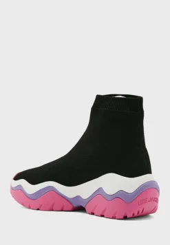 LOVE MOSCHINO Roller Coaster High Top Sneakers -Cheap Sandal & Sneaker Store 3 zoom desktop 927