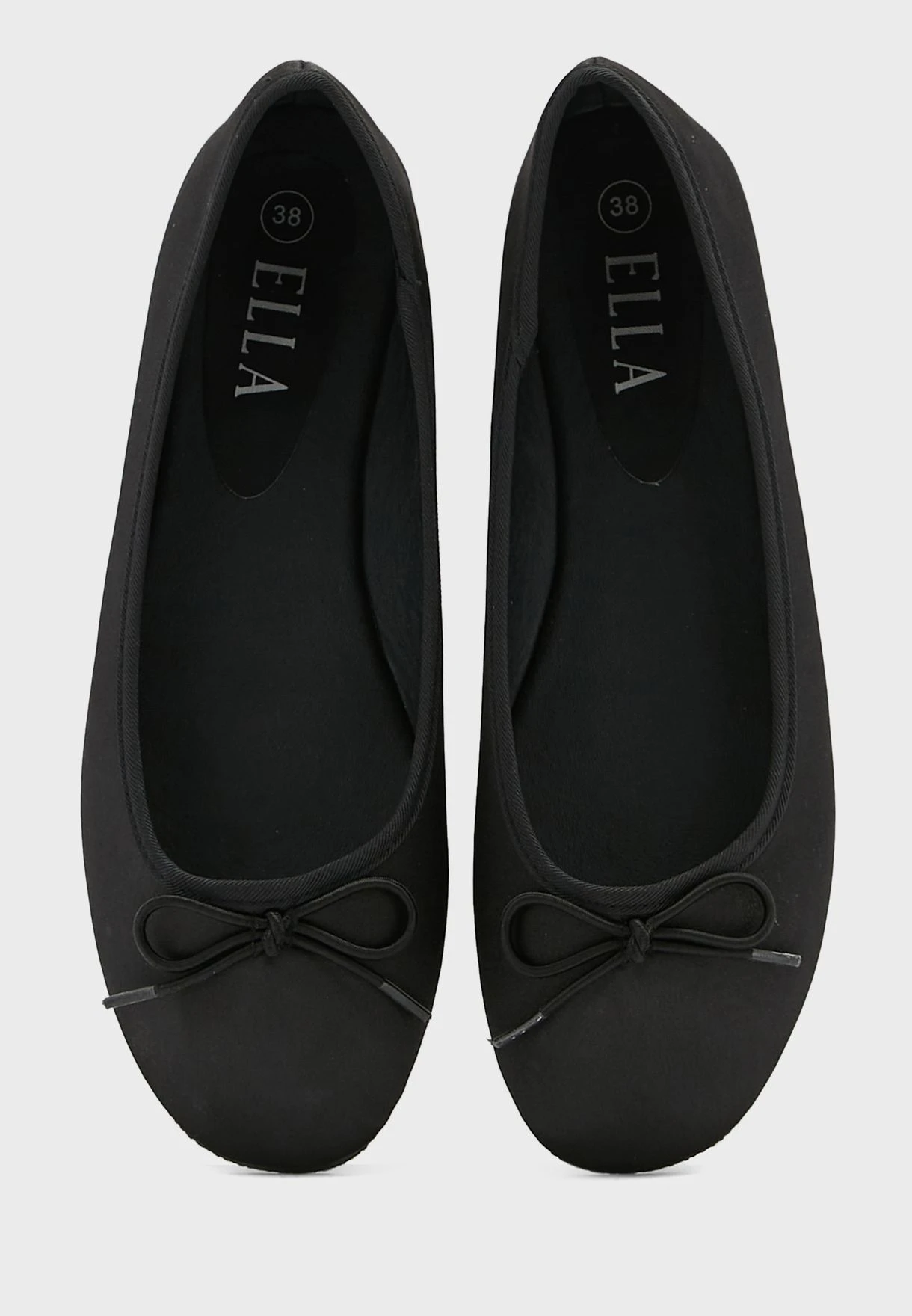 ELLA Satin Ballerina Flat Shoe 4 ELLA Satin Ballerina Flat Shoe - Image 4