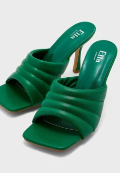 ELLA Stitch Detail Puffy Mule Sandals -Cheap Sandal & Sneaker Store 4 zoom desktop 122