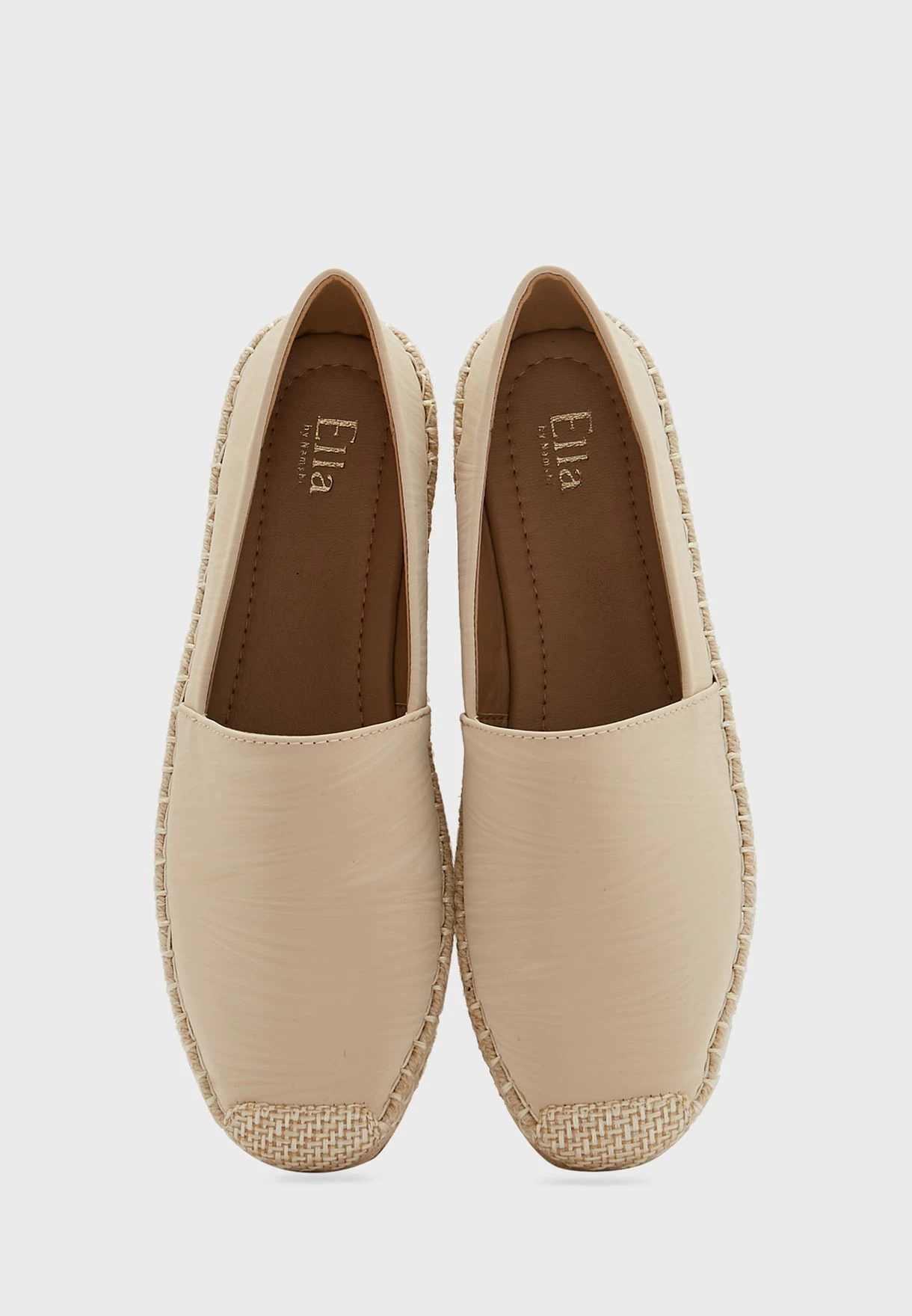 ELLA Tonal Textured Flat Espadrille 4 ELLA Tonal Textured Flat Espadrille - Image 4