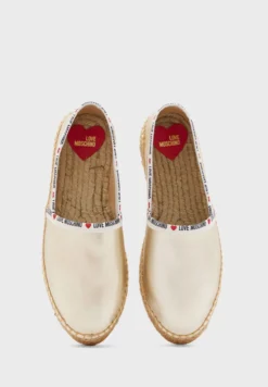 LOVE MOSCHINO Metallic Espadrilles -Cheap Sandal & Sneaker Store 4 zoom desktop 1253