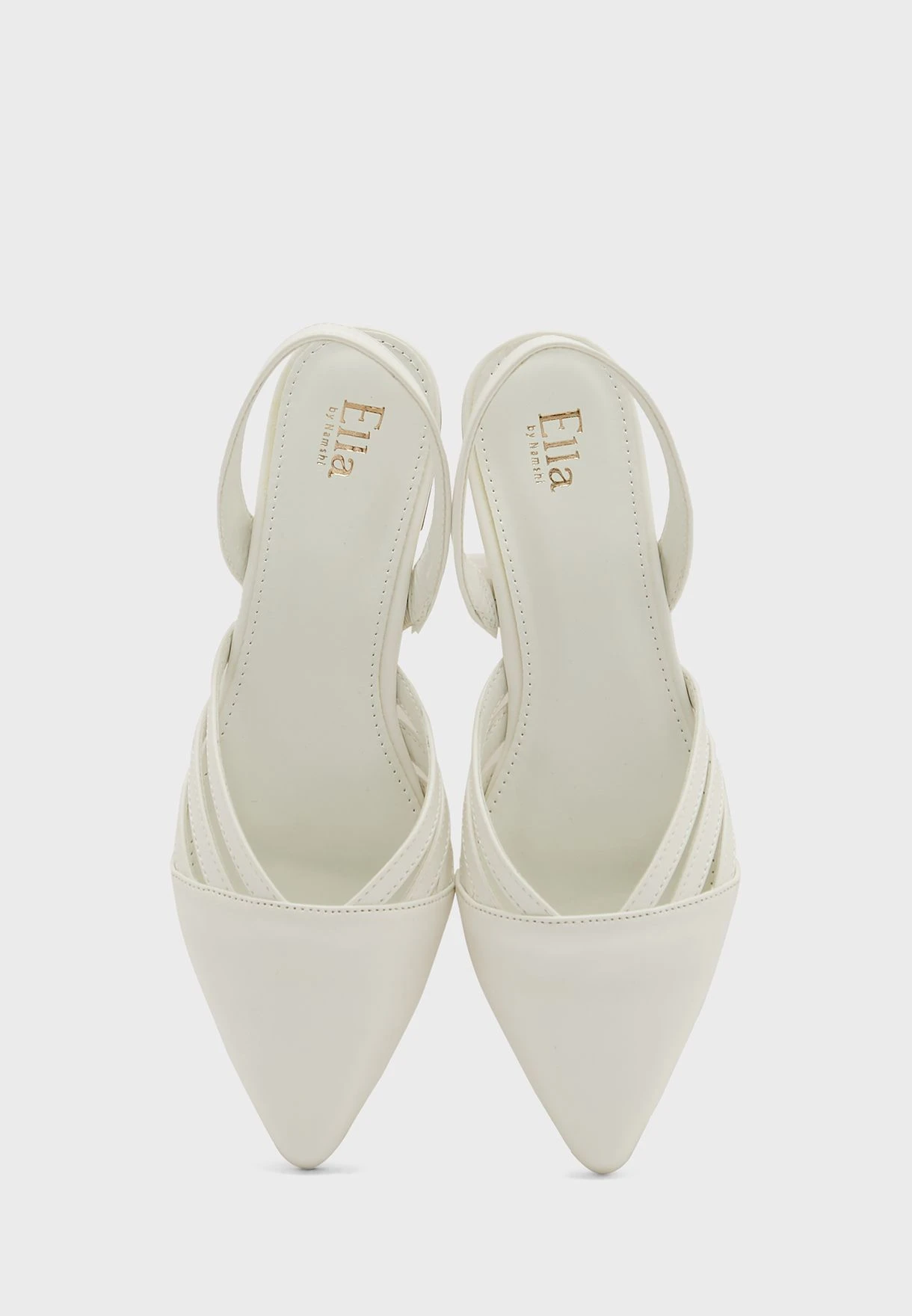 ELLA Cutout Pointed Slingback Flat Shoe 4 ELLA Cutout Pointed Slingback Flat Shoe - Image 4