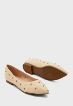 Quilted Stud Pointed Flat Shoes 8 Quilted Stud Pointed Flat Shoes -Cheap Sandal & Sneaker Store 4 zoom desktop 1318