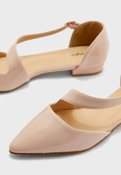 Patent Curved Strap Pointed Flat Shoe -Cheap Sandal & Sneaker Store 4 zoom desktop 1319