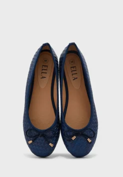 ELLA Textured Ballerina Flat Shoe -Cheap Sandal & Sneaker Store 4 zoom desktop 1339