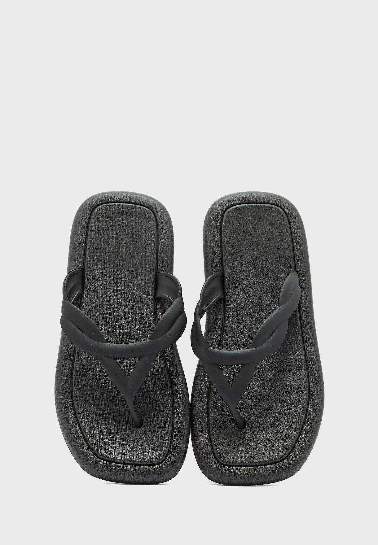 Twisted Strap Square Toe Slider 4 Twisted Strap Square Toe Slider - Image 4