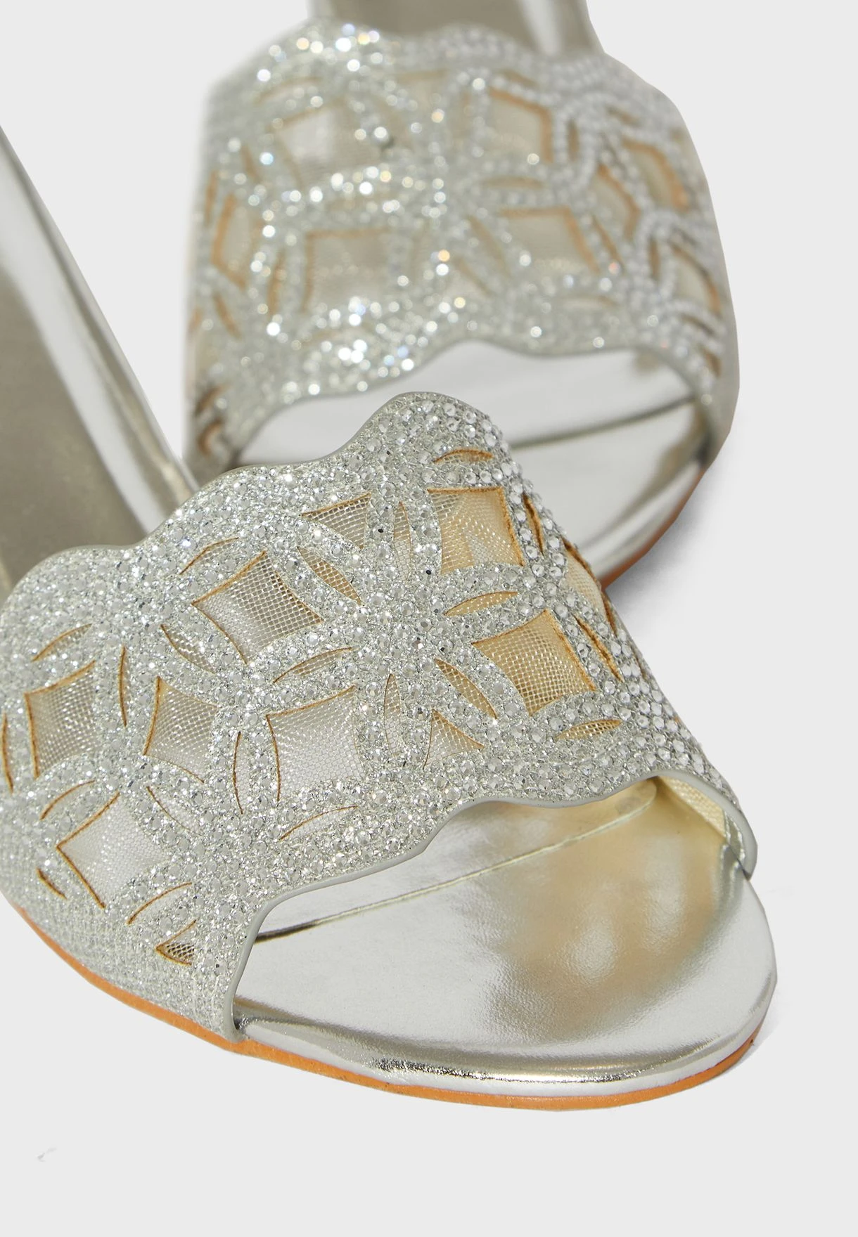 One Strap Mid Heel Sandals 4 One Strap Mid Heel Sandals - Image 4