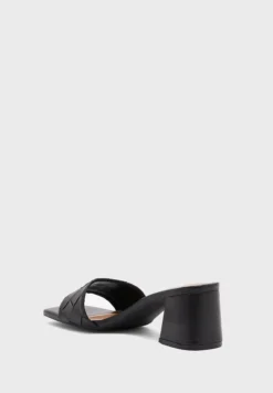 ELLA Weaved Flared Heel Mule Sandal -Cheap Sandal & Sneaker Store 4 zoom desktop 158