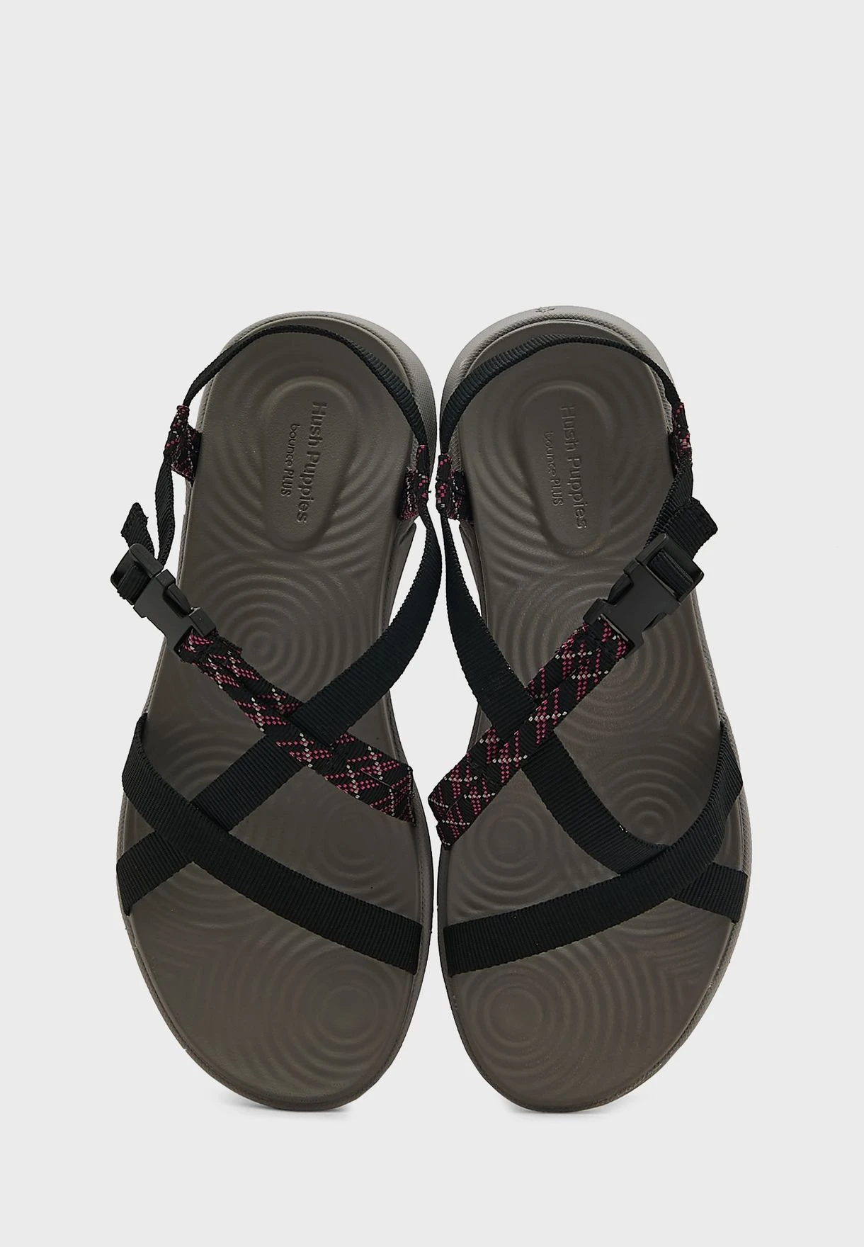 Hush Puppies Multi Strap Low Heel Sandals 4 Hush Puppies Multi Strap Low Heel Sandals - Image 4