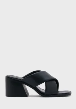 Chunky Cross Over Block Heel Sandal -Cheap Sandal & Sneaker Store 4 zoom desktop 180
