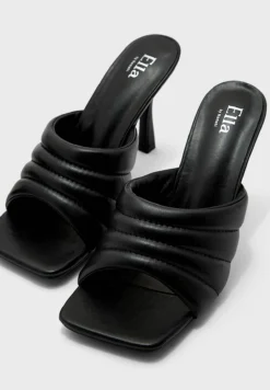 ELLA Stitch Detail Puffy Mule Sandals 7 ELLA Stitch Detail Puffy Mule Sandals -Cheap Sandal & Sneaker Store 4 zoom desktop 208