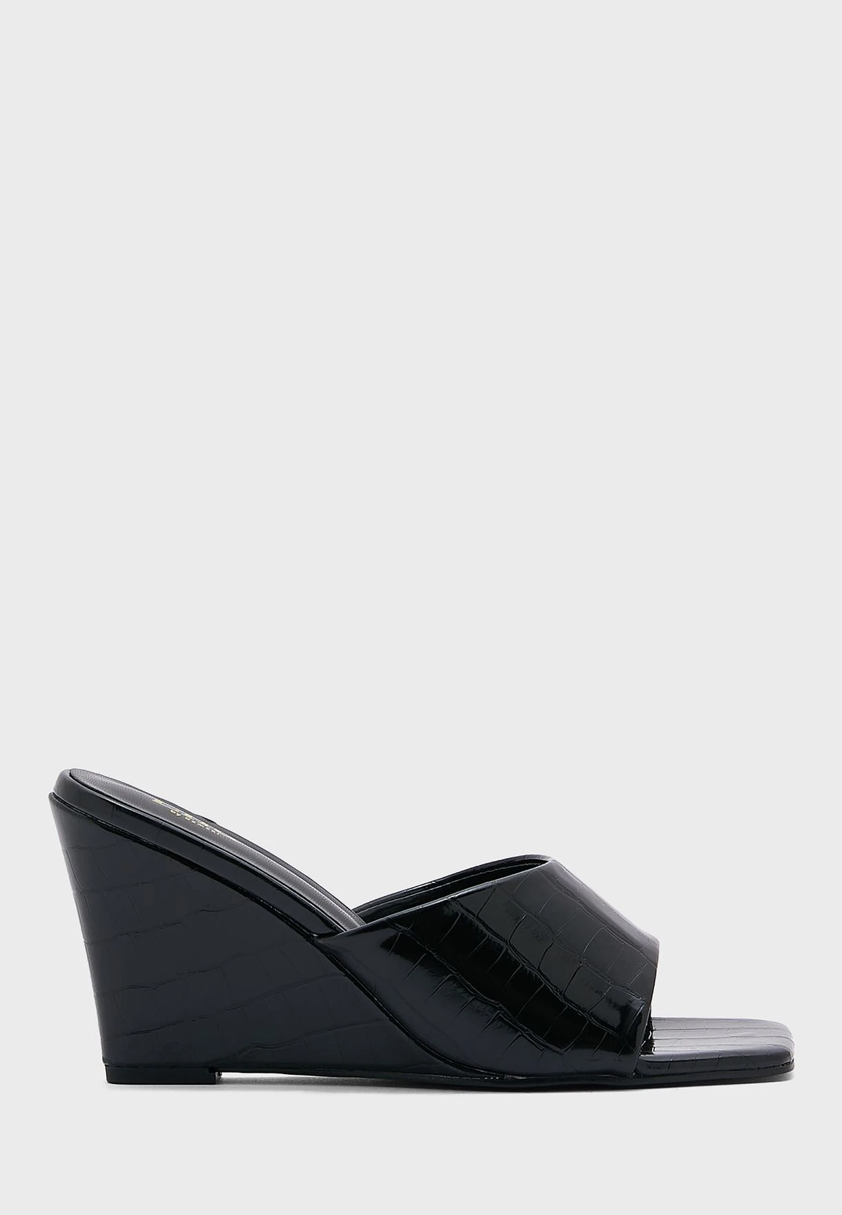 ELLA Croc Effect Wedge Sandal 4 ELLA Croc Effect Wedge Sandal - Image 4