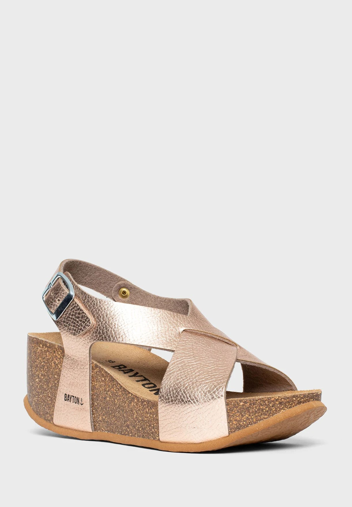 Jerez Strappy Mid Heel Wedges 4 Jerez Strappy Mid Heel Wedges - Image 4