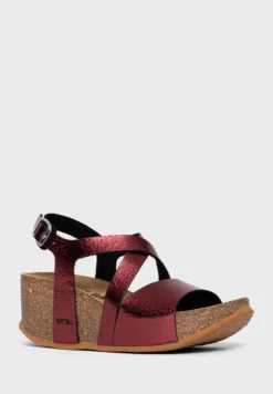 Malaga Strappy Mid Heel Wedges -Cheap Sandal & Sneaker Store 4 zoom desktop 291
