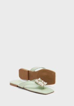 ELLA Brooch Toe Post Flat Sandal -Cheap Sandal & Sneaker Store 4 zoom desktop 322