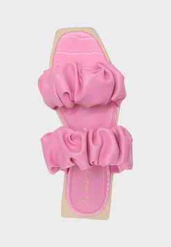 Ruched Strap Flat Sandals -Cheap Sandal & Sneaker Store 4 zoom desktop 40