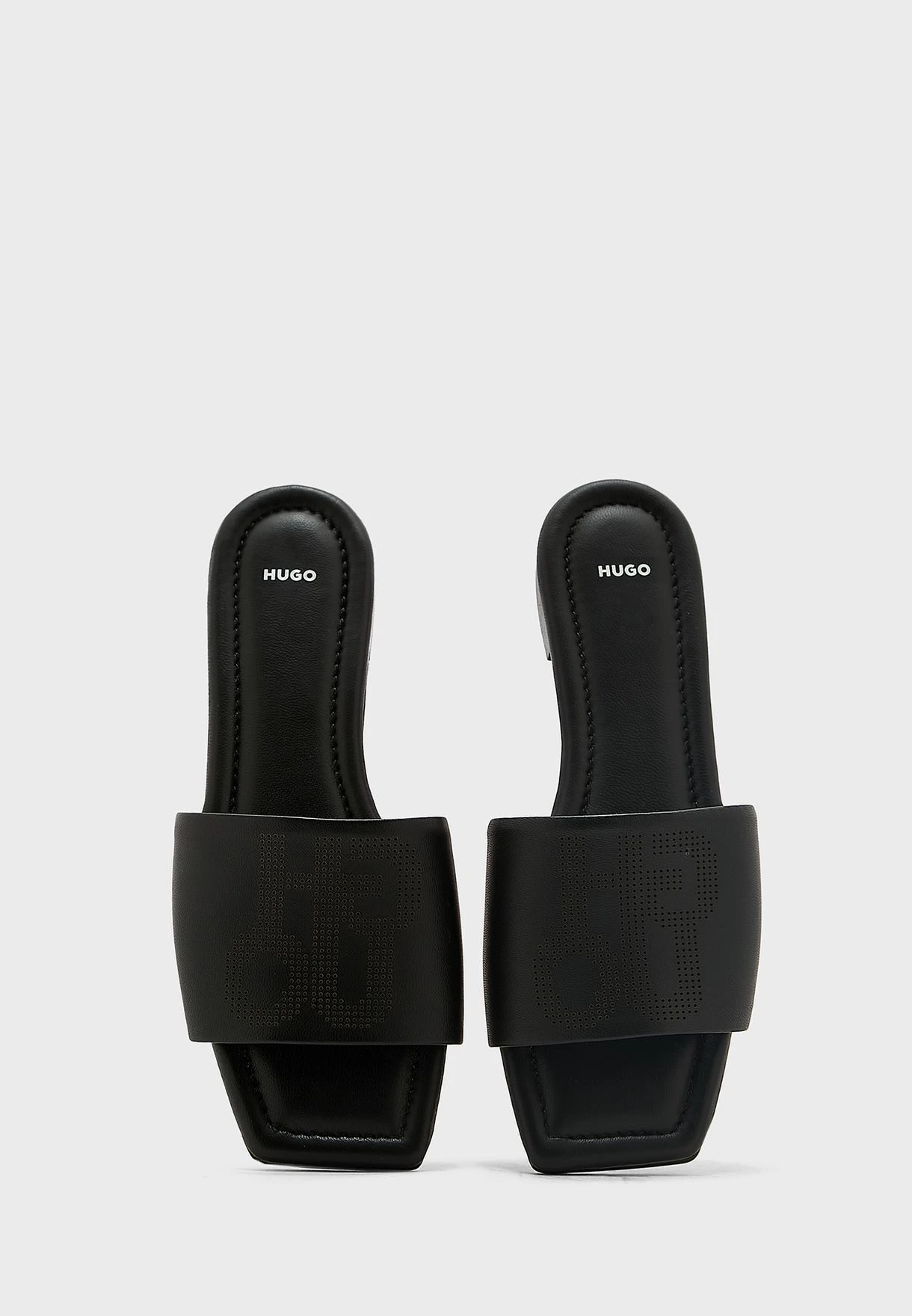 Hugo One Strap Low Heel Sandals 4 Hugo One Strap Low Heel Sandals - Image 4