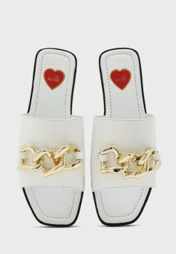 LOVE MOSCHINO Heart Chain Sandals -Cheap Sandal & Sneaker Store 4 zoom desktop 419