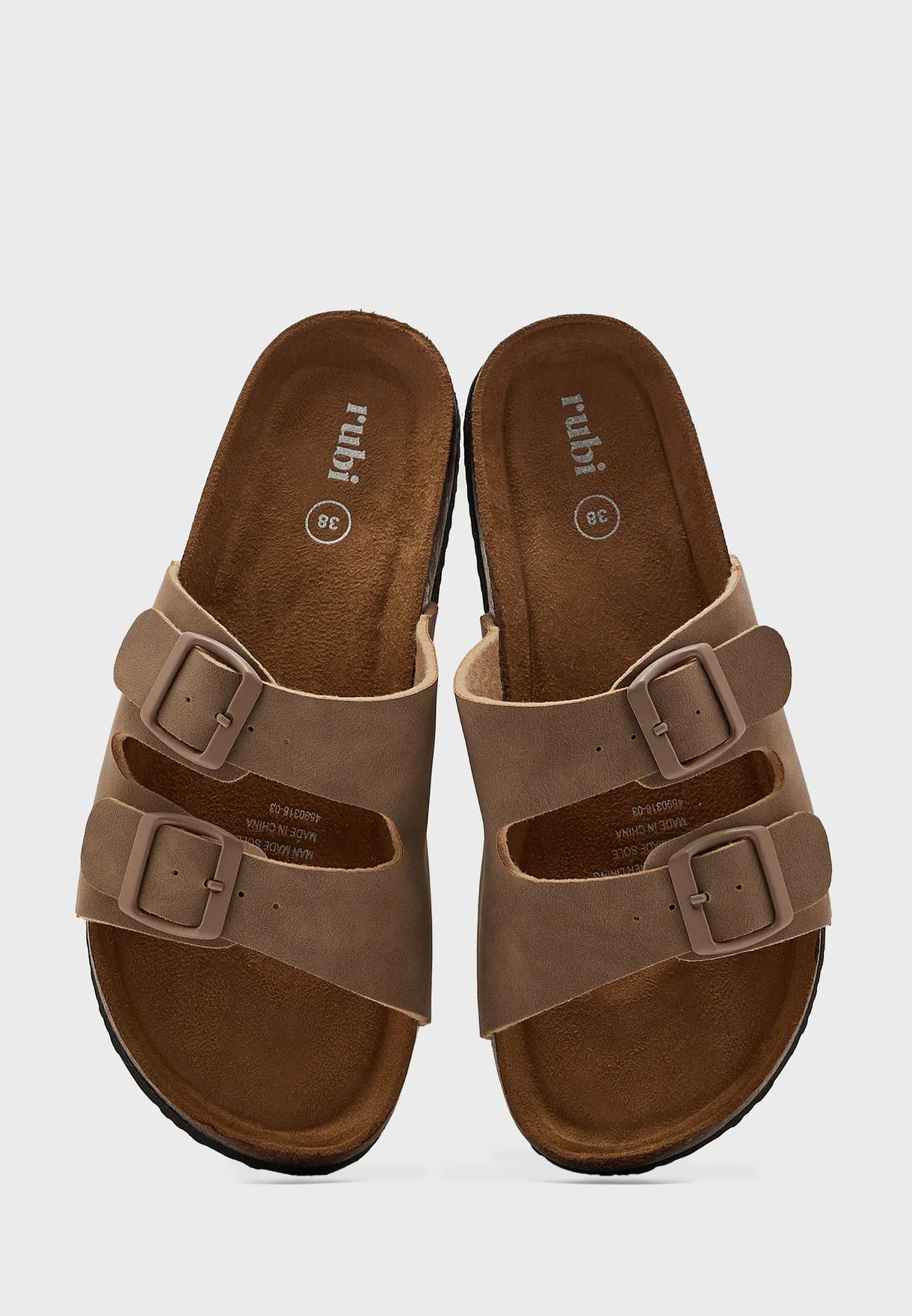 Rubi Rex Double Buckle Slides 4 Rubi Rex Double Buckle Slides - Image 4