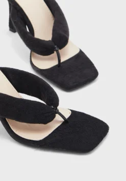 ELLA Towelling Toepost Stiletto Mule -Cheap Sandal & Sneaker Store 4 zoom desktop 476