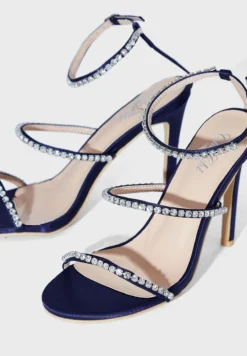 High Heel Diamante Strap Sandals -Cheap Sandal & Sneaker Store 4 zoom desktop 487