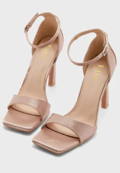 ELLA Satin Square Toe Ankle Strap Sandal -Cheap Sandal & Sneaker Store 4 zoom desktop 500