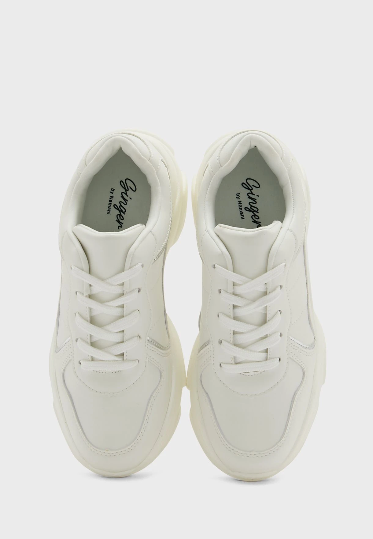 Metallic Trim Quilted Chunky Sneaker 4 Metallic Trim Quilted Chunky Sneaker - Image 4