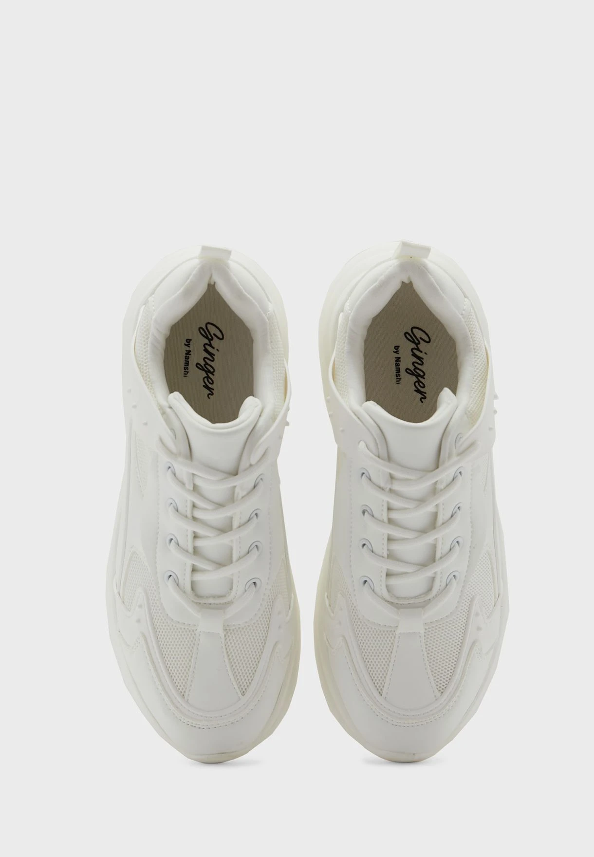 Tonal Chunky Pearl Detail Sneaker 4 Tonal Chunky Pearl Detail Sneaker - Image 4