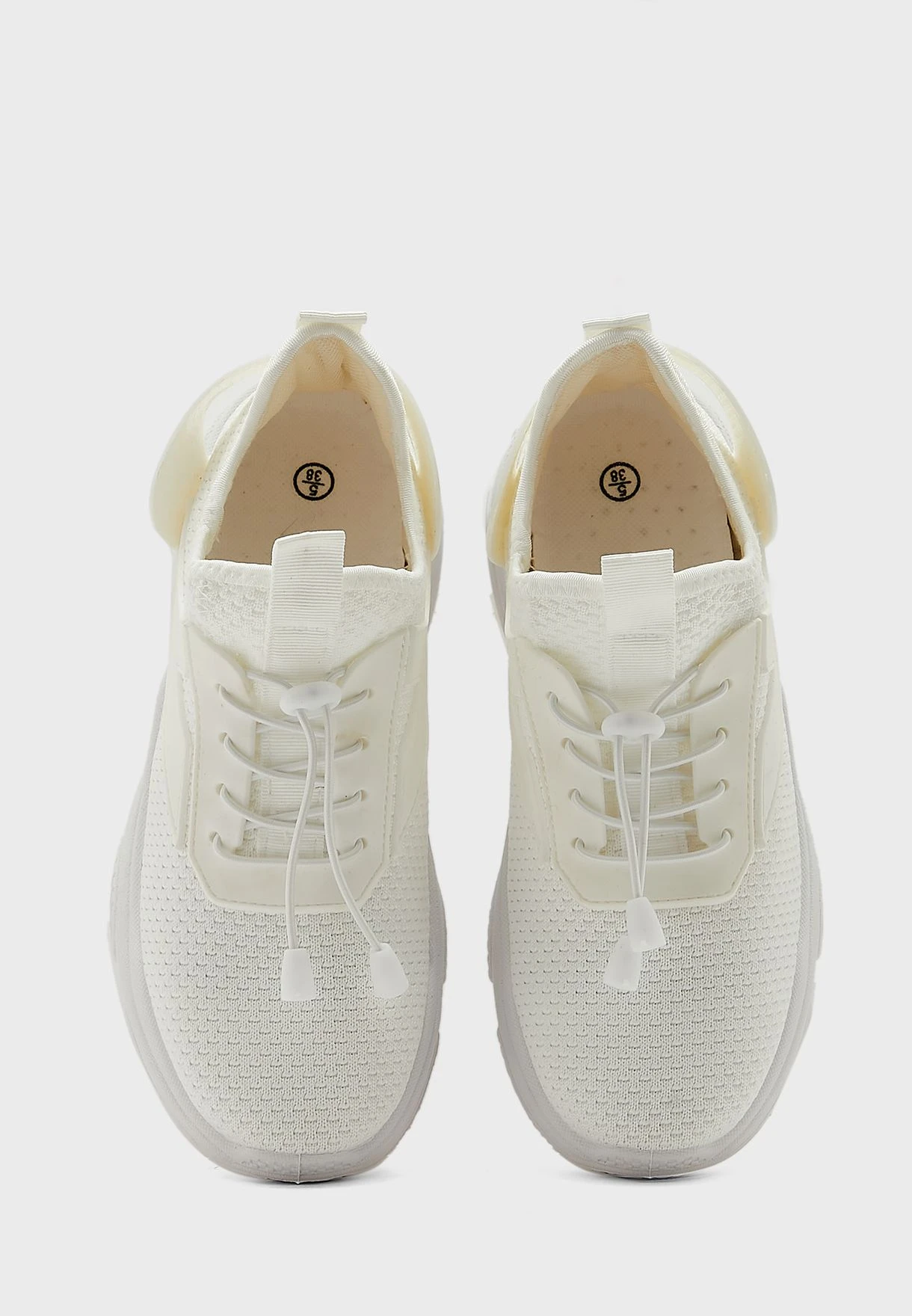 Knit Chunky Tassel Detail Sneaker 4 Knit Chunky Tassel Detail Sneaker - Image 4