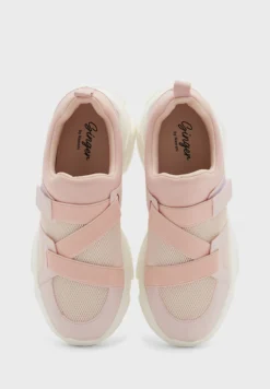 Elastic Strap Detail Colourblock Sneaker 7 Elastic Strap Detail Colourblock Sneaker -Cheap Sandal & Sneaker Store 4 zoom desktop 672