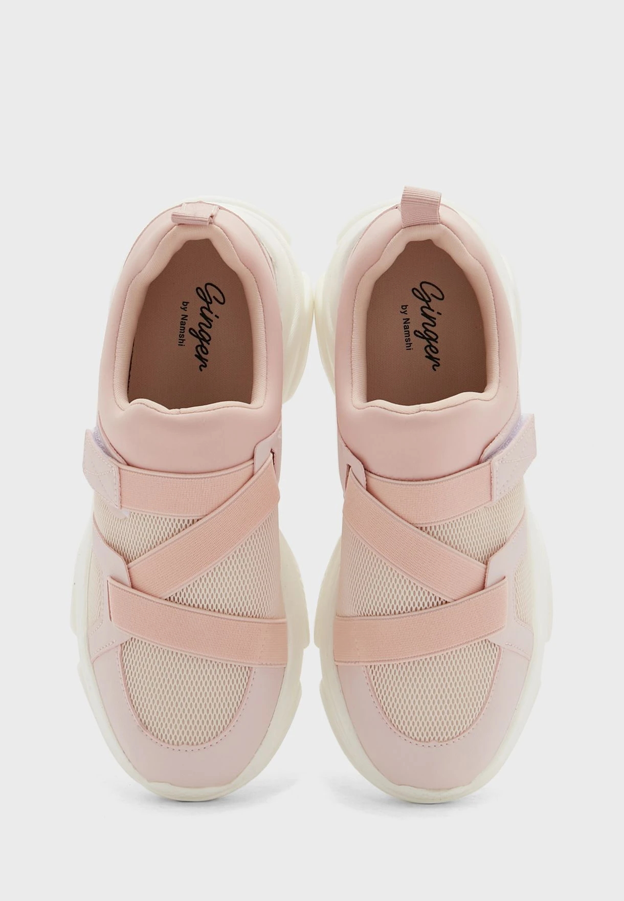 Elastic Strap Detail Colourblock Sneaker 4 Elastic Strap Detail Colourblock Sneaker - Image 4