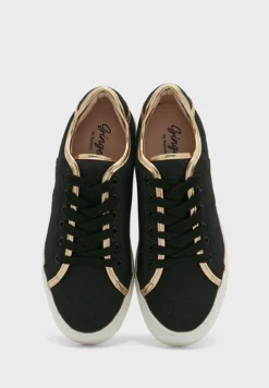 Shimmery Metalic Trim Sneaker -Cheap Sandal & Sneaker Store 4 zoom desktop 767