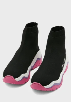 LOVE MOSCHINO Roller Coaster High Top Sneakers -Cheap Sandal & Sneaker Store 4 zoom desktop 876